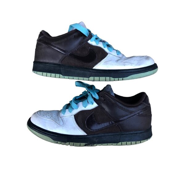 Vintage 2008 Nike Dunk Low 'White Baroque Brown' Size 6 - Picture 9 of 16